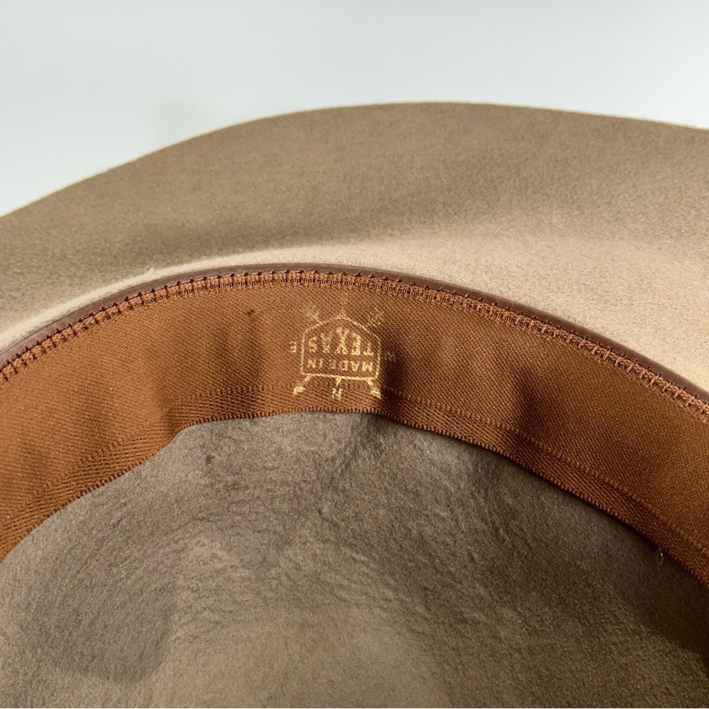 Stetson Women’s Soft Wide Brim Wool Felt Hat Tan Large - Picture 7 of 14